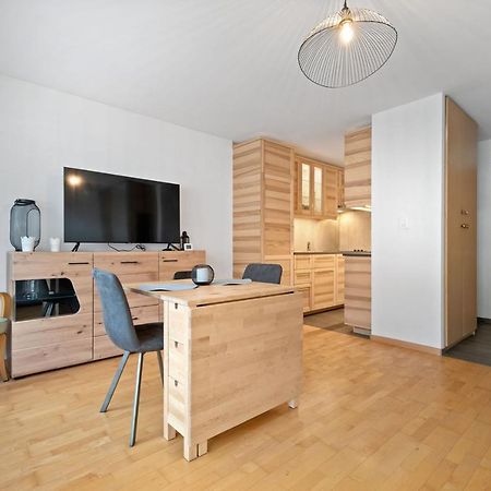 Charmant studio rénové situé dans les bains d'Ovronnaz, immeuble les Sources Exterior foto