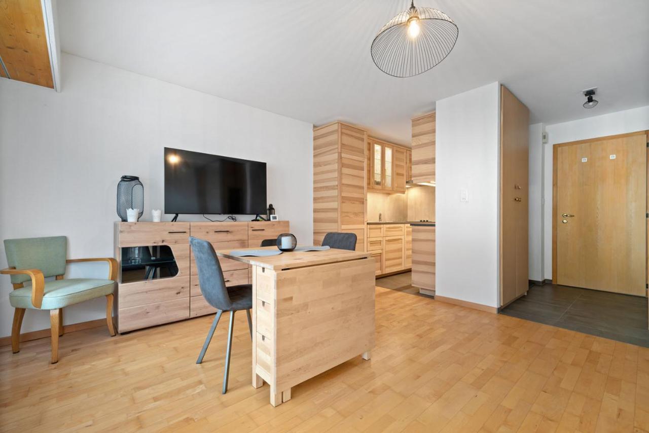 Charmant studio rénové situé dans les bains d'Ovronnaz, immeuble les Sources Exterior foto