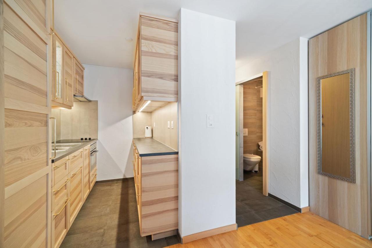 Charmant studio rénové situé dans les bains d'Ovronnaz, immeuble les Sources Exterior foto