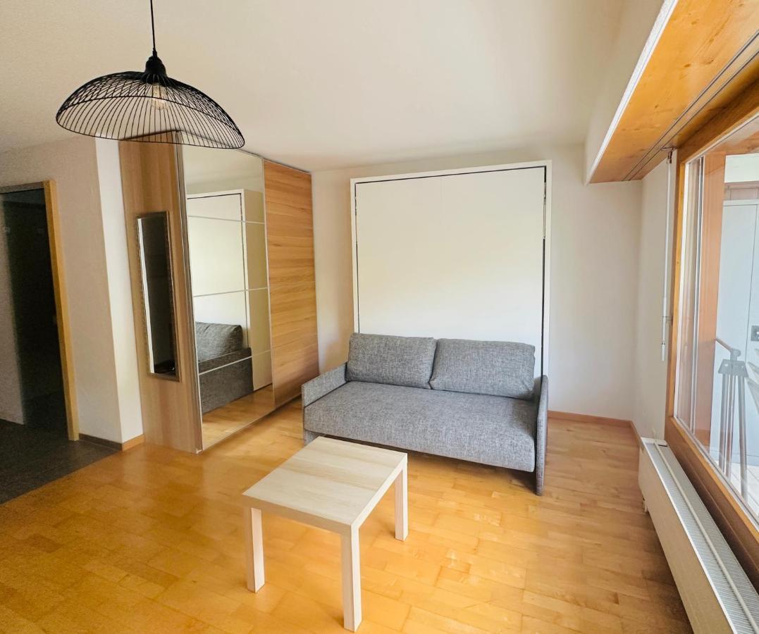Charmant studio rénové situé dans les bains d'Ovronnaz, immeuble les Sources Exterior foto